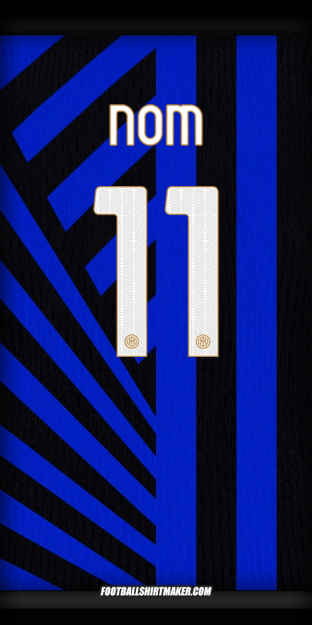 Maillot Inter Cup 2024/2025 -  nom - 11