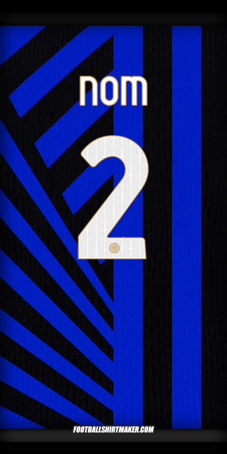 Maillot Inter Cup 2024/2025 -  nom - 2