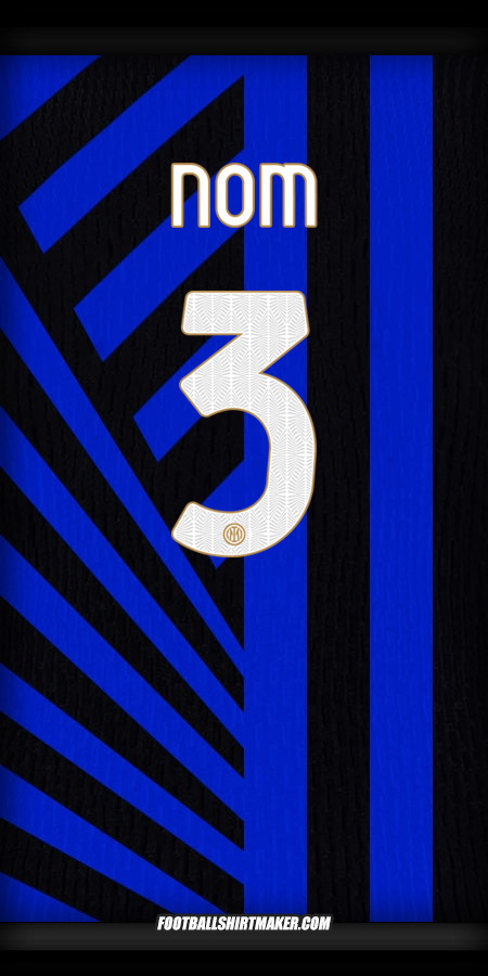 Maillot Inter Cup 2024/2025 -  nom - 3