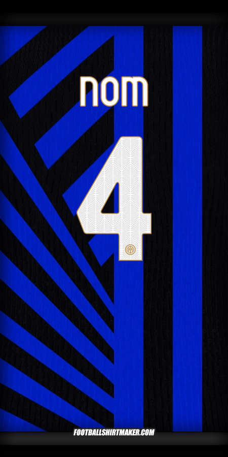 Maillot Inter Cup 2024/2025 -  nom - 4