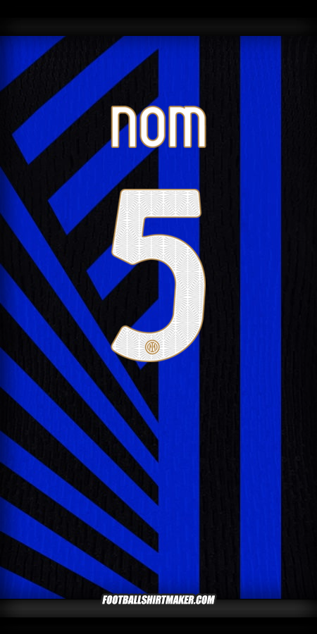 Maillot Inter Cup 2024/2025 -  nom - 5