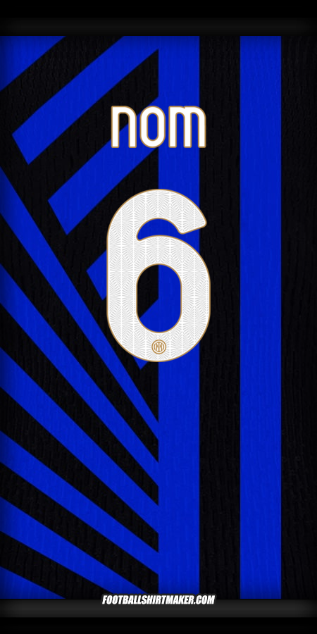 Maillot Inter Cup 2024/2025 -  nom - 6