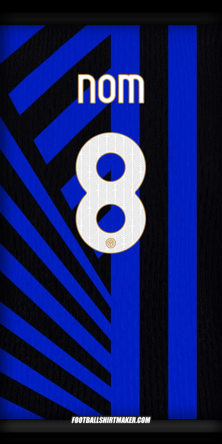Maillot Inter Cup 2024/2025 -  nom - 8