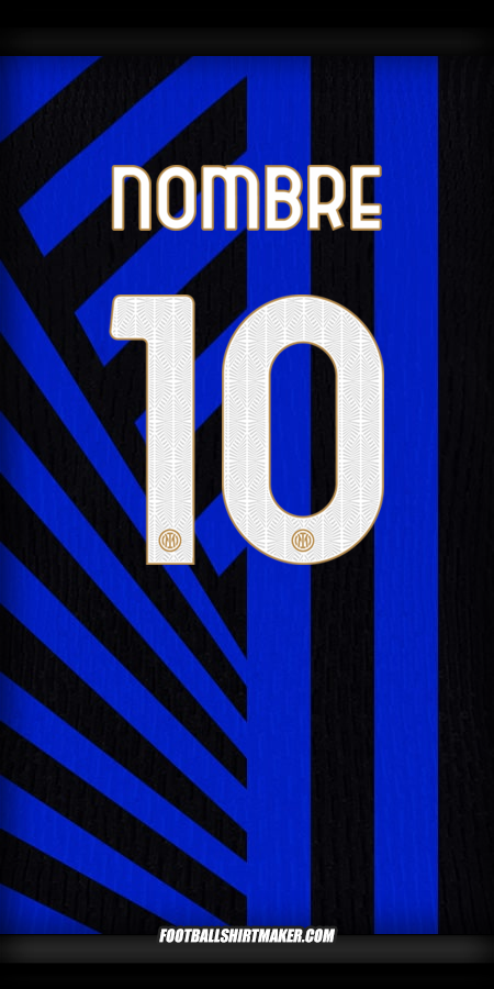 Camiseta Inter Cup 2024/2025 -  nombre - 10