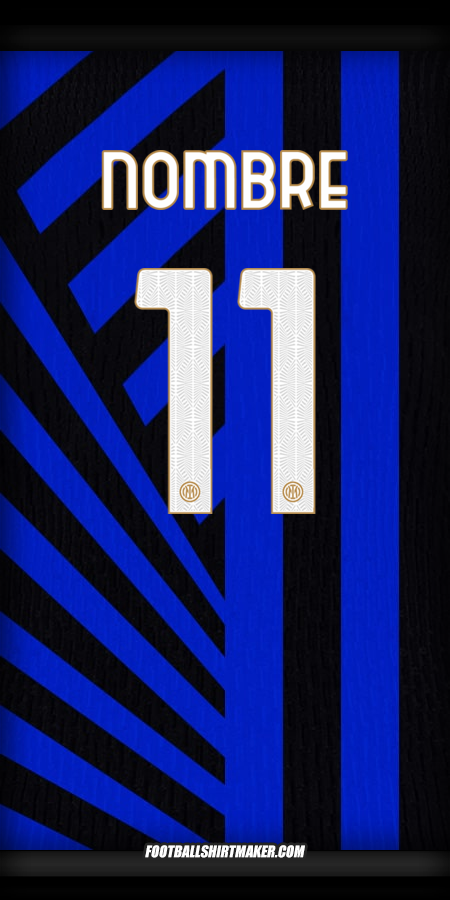 Jersey Inter Cup 2024/2025 -  nombre - 11