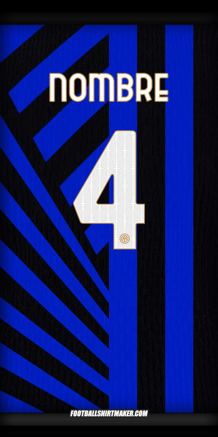 Jersey Inter Cup 2024/2025 -  nombre - 4