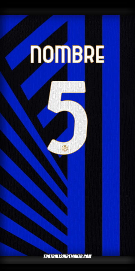 Jersey Inter Cup 2024/2025 -  nombre - 5