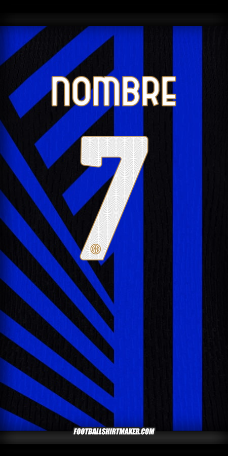 Jersey Inter Cup 2024/2025 -  nombre - 7