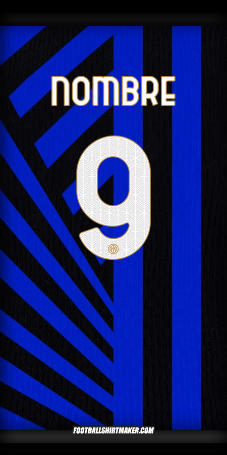 Jersey Inter Cup 2024/2025 -  nombre - 9