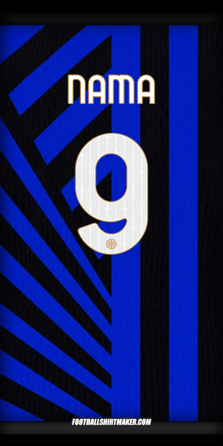 Jersey Inter Cup 2024/2025 -  nama - 9