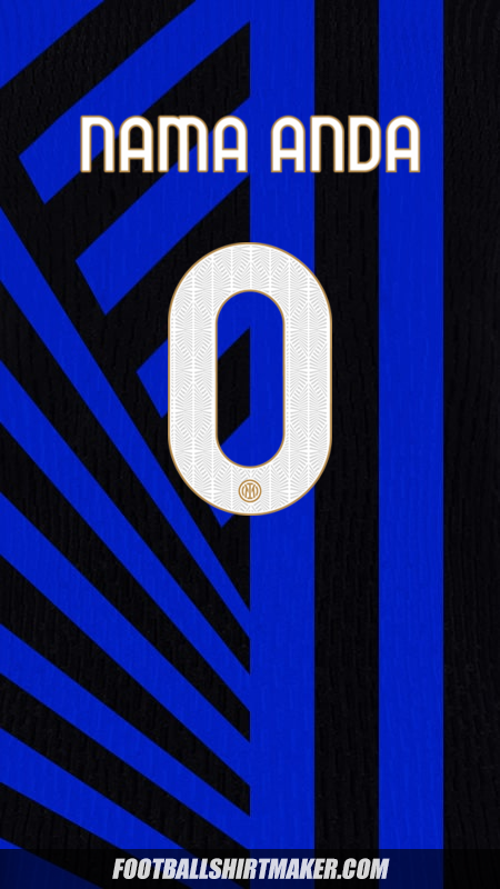 Jersey Inter 2024/2025 Cup -  nama anda - 0