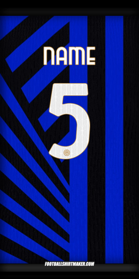 Jersey Inter Cup 2024/2025 -  name - 5