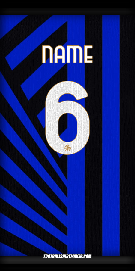 Jersey Inter Cup 2024/2025 -  name - 6