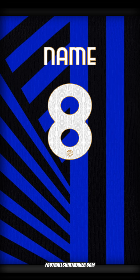 Jersey Inter Cup 2024/2025 -  name - 8