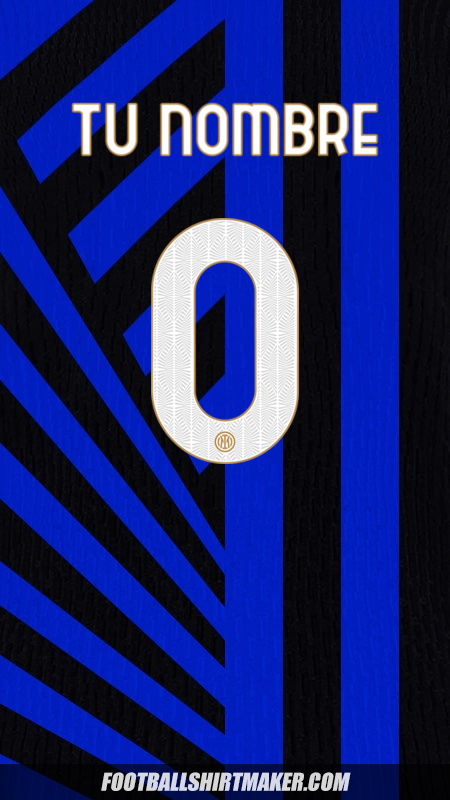 Camiseta Inter 2024/2025 Cup -  tu nombre - 0