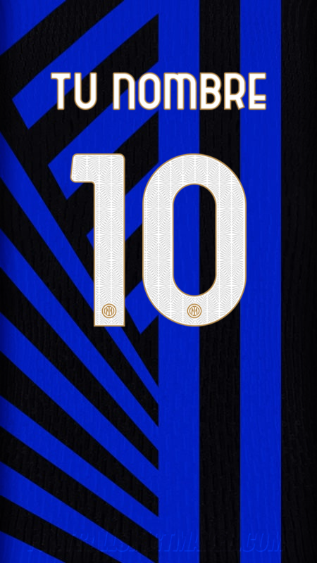 Camiseta Inter 2024/2025 Cup número 10 tu nombre