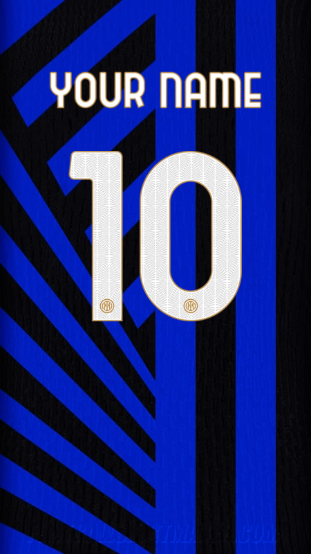 Inter 2024/2025 Cup shirt number 10 your name