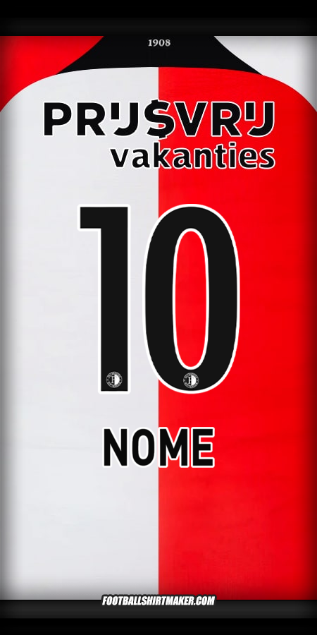 Maglia Feyenoord Rotterdam 2024/2025 -  nome - 10