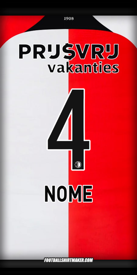 Camisola Feyenoord Rotterdam 2024/2025 -  nome - 4