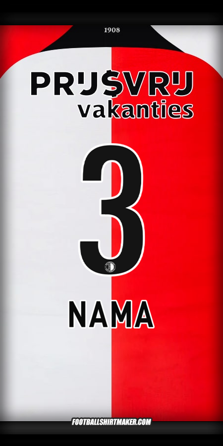 Jersey Feyenoord Rotterdam 2024/2025 -  nama - 3
