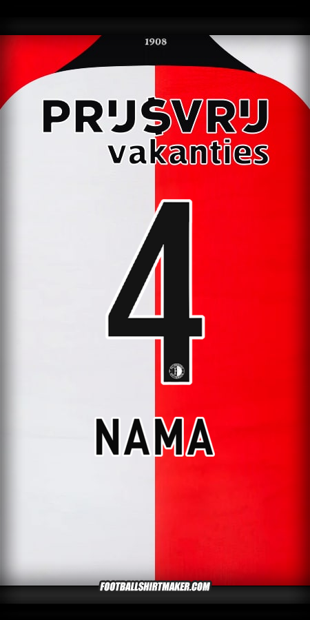 Jersey Feyenoord Rotterdam 2024/2025 -  nama - 4