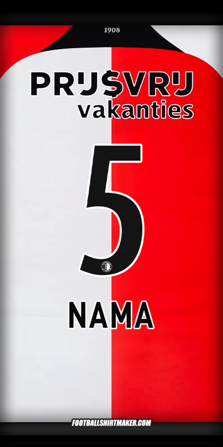 Jersey Feyenoord Rotterdam 2024/2025 -  nama - 5