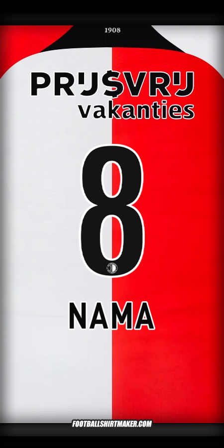 Jersey Feyenoord Rotterdam 2024/2025 -  nama - 8