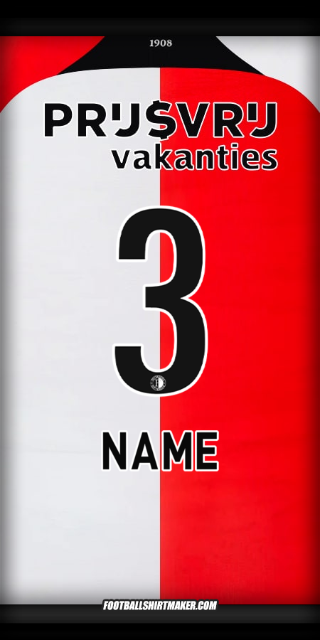 Trikot Feyenoord Rotterdam 2024/2025 -  name - 3