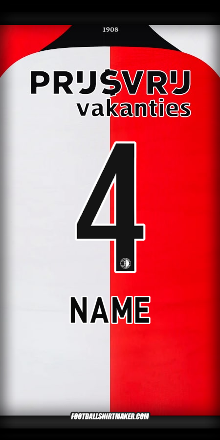 Trikot Feyenoord Rotterdam 2024/2025 -  name - 4