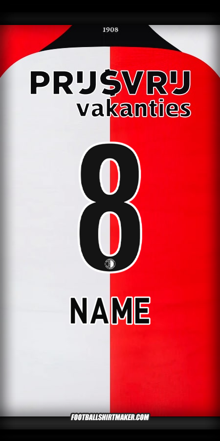 Jersey Feyenoord Rotterdam 2024/2025 -  name - 8