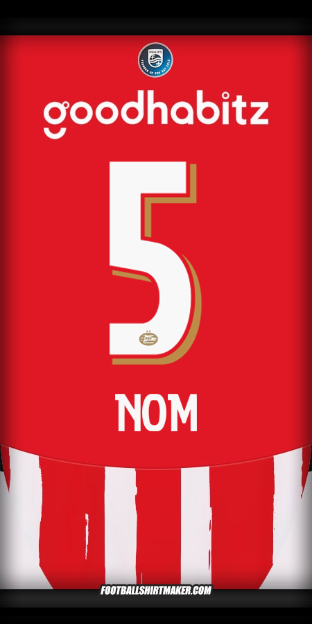 Maillot PSV 2024/2025 -  nom - 5