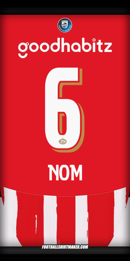Maillot PSV 2024/2025 -  nom - 6