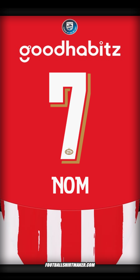 Maillot PSV 2024/2025 -  nom - 7