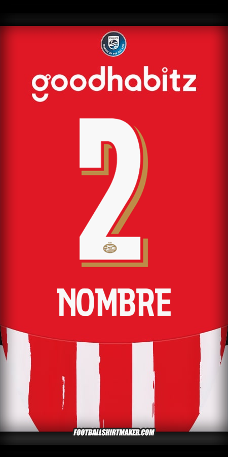 Jersey PSV 2024/2025 -  nombre - 2