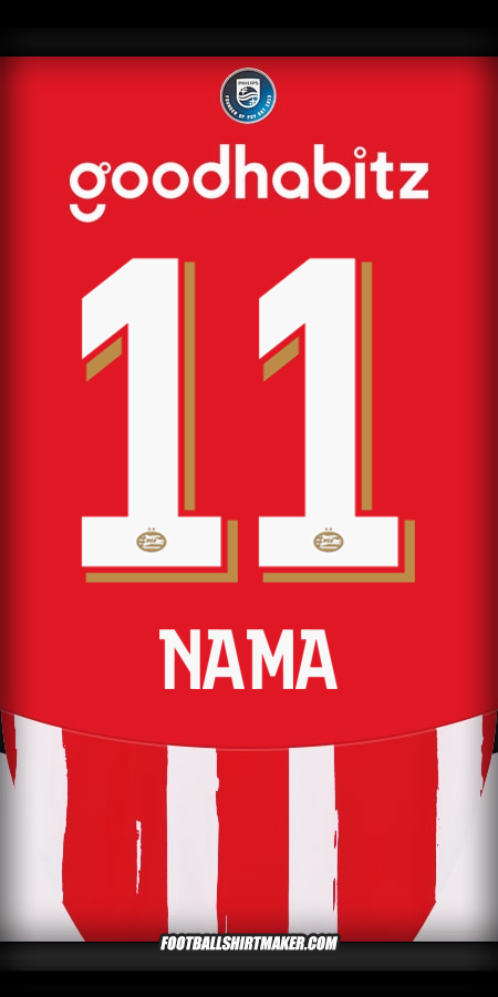 Jersey PSV 2024/2025 -  nama - 11