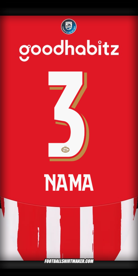 Jersey PSV 2024/2025 -  nama - 3