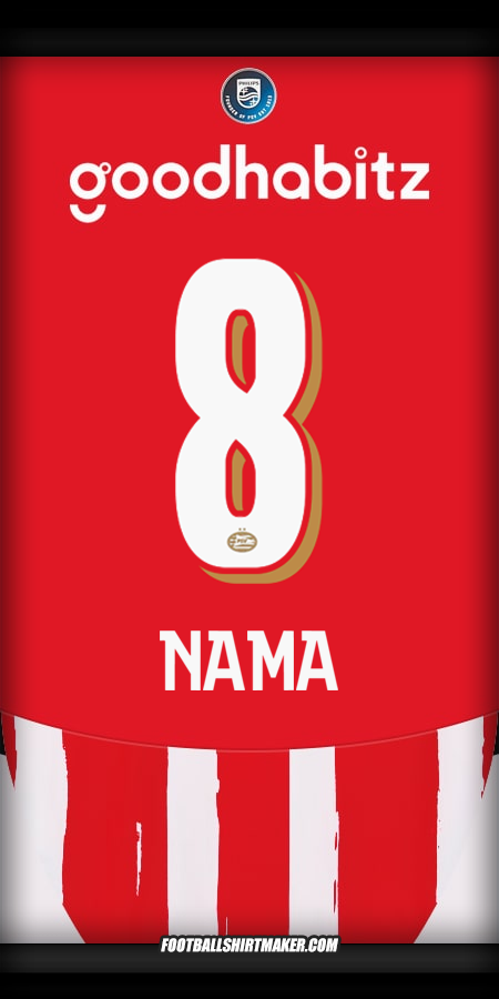 Jersey PSV 2024/2025 -  nama - 8