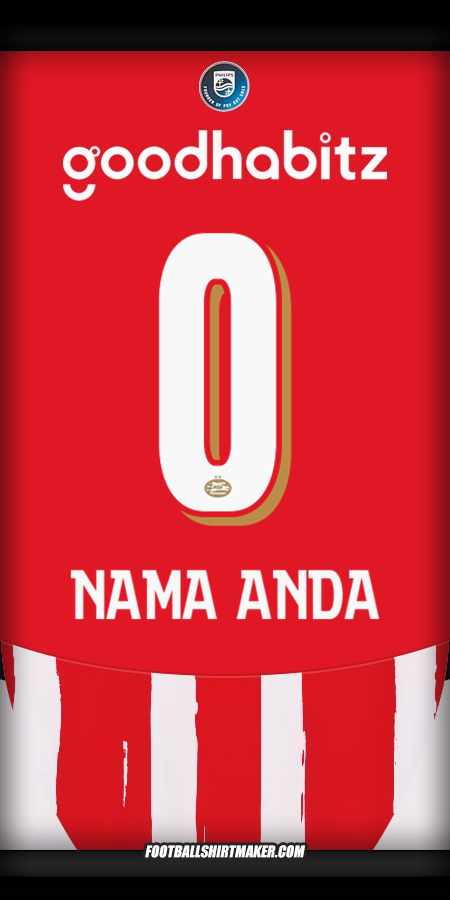 Jersey PSV 2024/2025 -  nama anda - 0