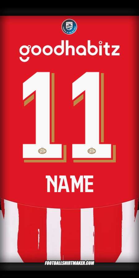 Jersey PSV 2024/2025 -  name - 11