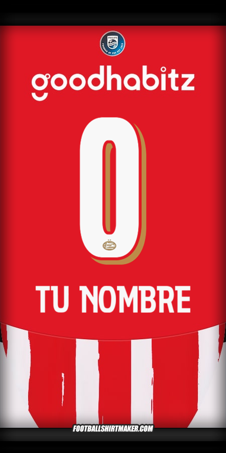 Jersey PSV 2024/2025 -  tu nombre - 0
