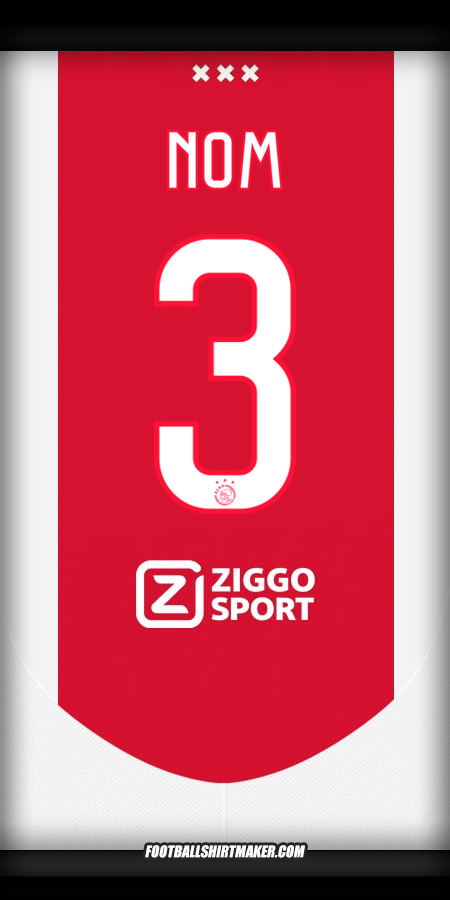 Maillot AFC Ajax 2024/2025 -  nom - 3