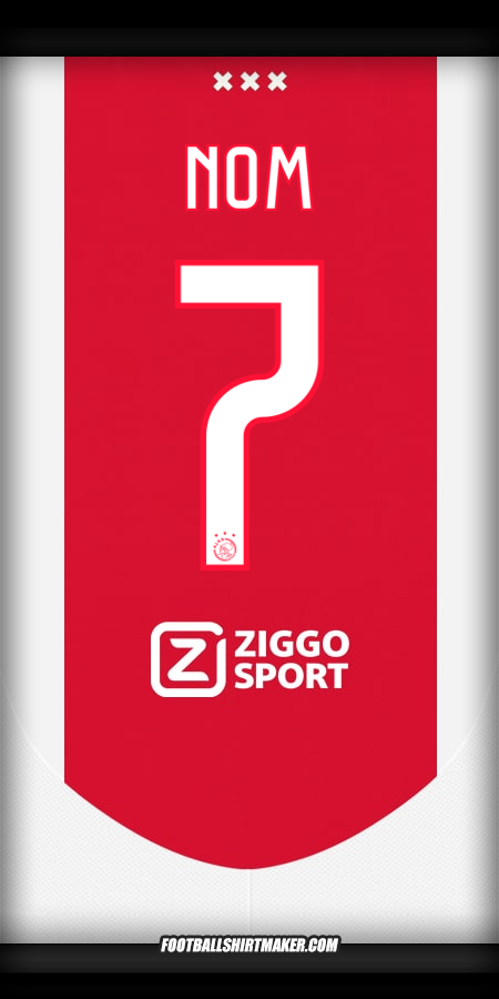 Maillot AFC Ajax 2024/2025 -  nom - 7