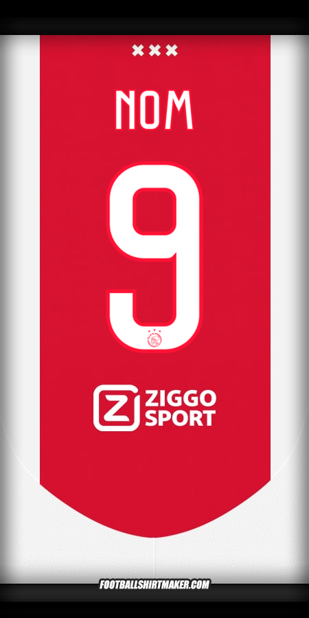 Maillot AFC Ajax 2024/2025 -  nom - 9