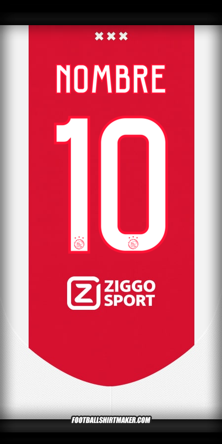 Jersey AFC Ajax 2024/2025 -  nombre - 10