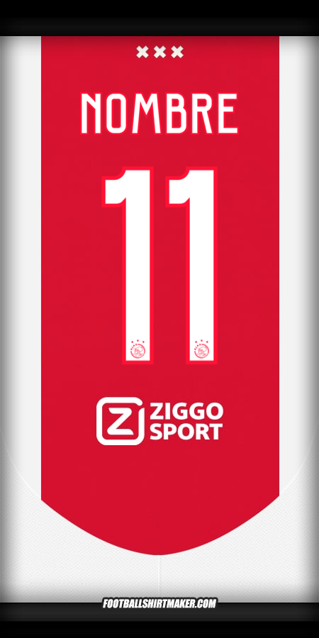 Jersey AFC Ajax 2024/2025 -  nombre - 11