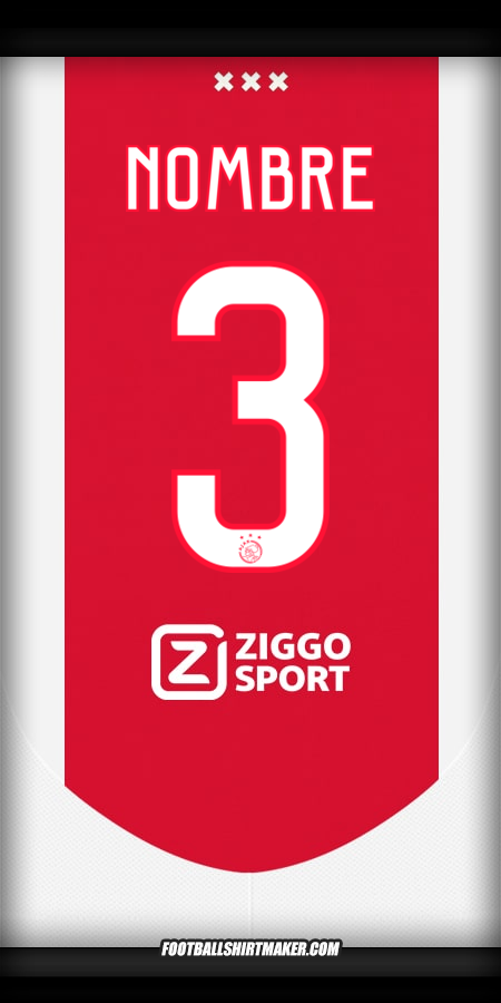 Jersey AFC Ajax 2024/2025 -  nombre - 3