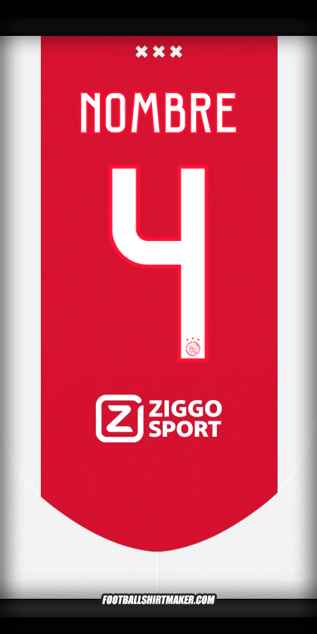 Jersey AFC Ajax 2024/2025 -  nombre - 4