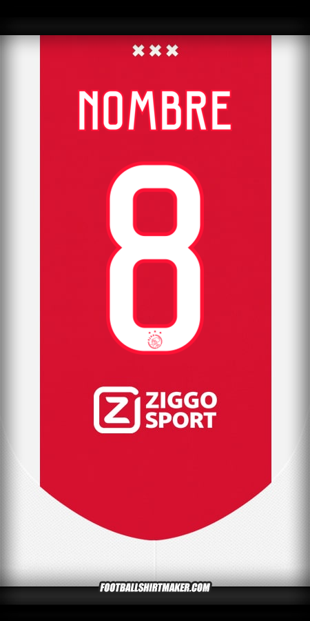 Camiseta AFC Ajax 2024/2025 -  nombre - 8