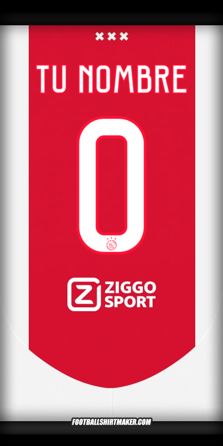 Jersey AFC Ajax 2024/2025 -  tu nombre - 0