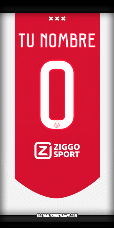 Camiseta AFC Ajax 2024/2025 -  tu nombre - 0
